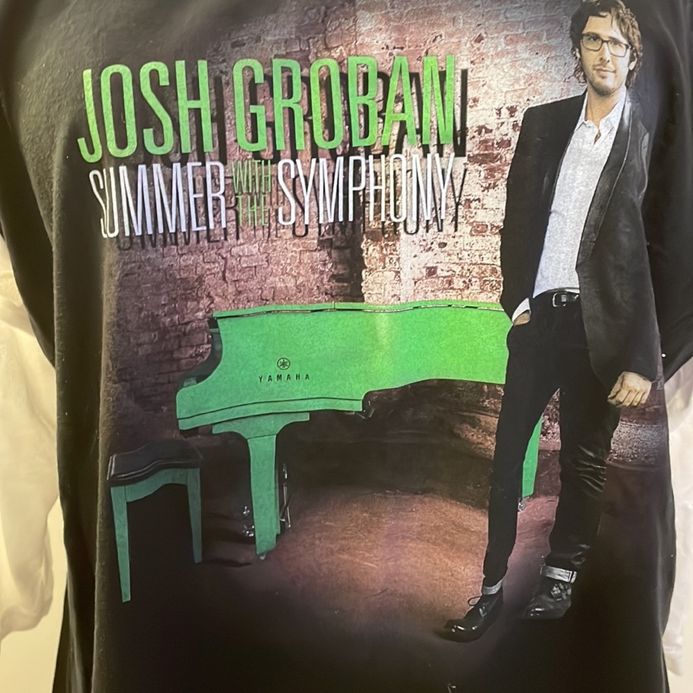 Josh Groban Summer with the Symphony 3/4 length T-shirt - Picture 2 of 6